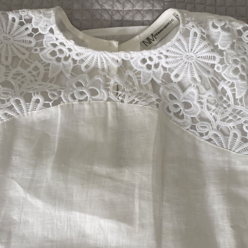 Linen Top Neiman Marcus - Picture 5 of 5
